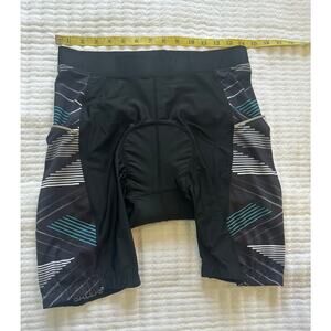 Baleaf Mens Cycling Shorts Black Multi Color Med biking outdoors athletic padded